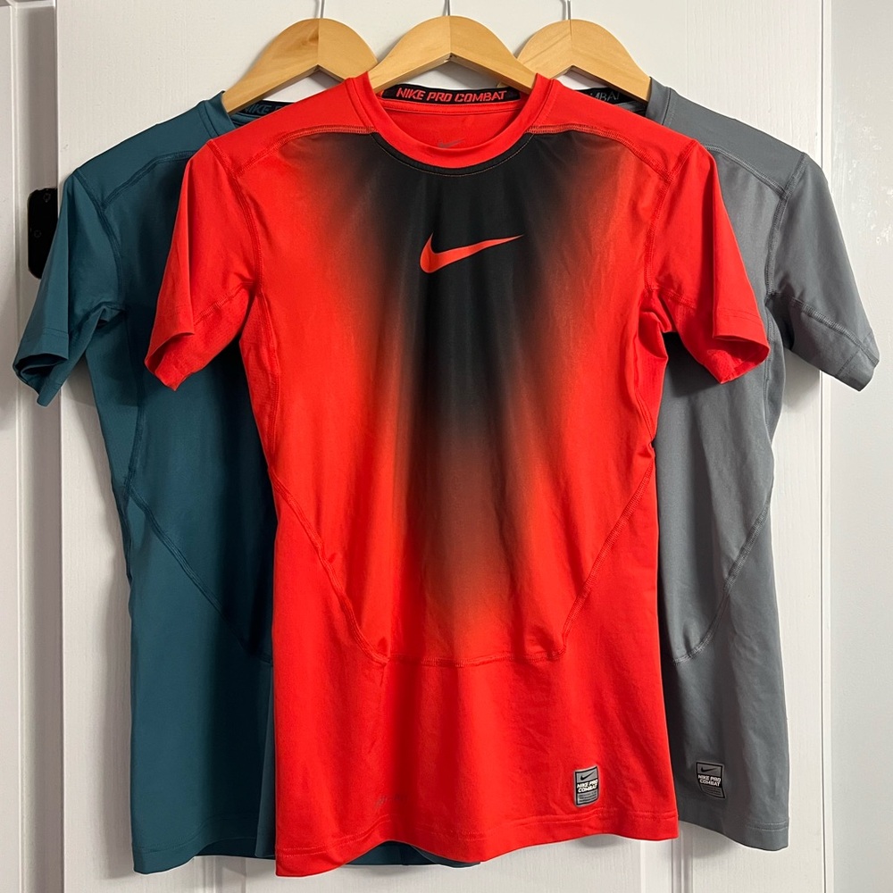 3 Men’s Nike Gradient Dri-FIT Short Sleeve Training Shirts - Bundle